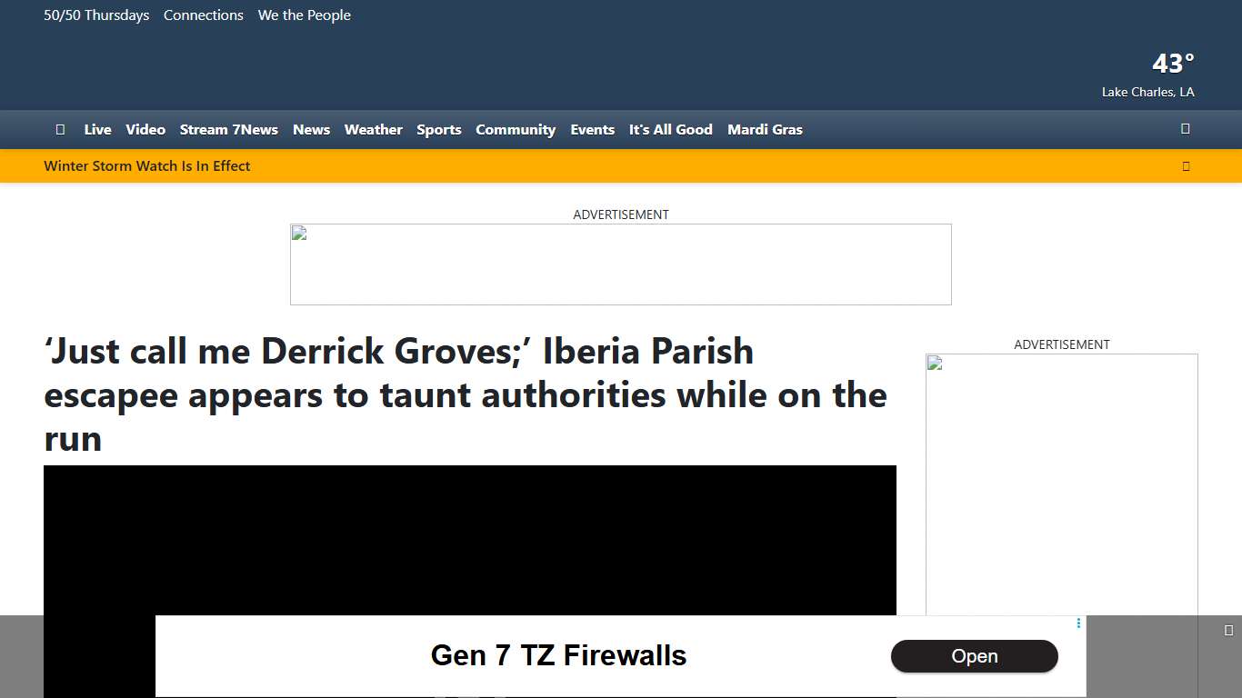 ‘Just call me Derrick Groves;’ Iberia Parish escapee appears to taunt authorities while on the run